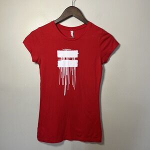 U2 360 Chicago Concert Tour Tee Shirt‎ 2009 Red White Women's Small *RARE*